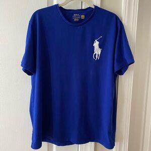 POLO RALPH LAUREN MEN’S CLASSIC BIG PONY CREW NECK TEE T-SHIRT #3 PATCH  Size-XL